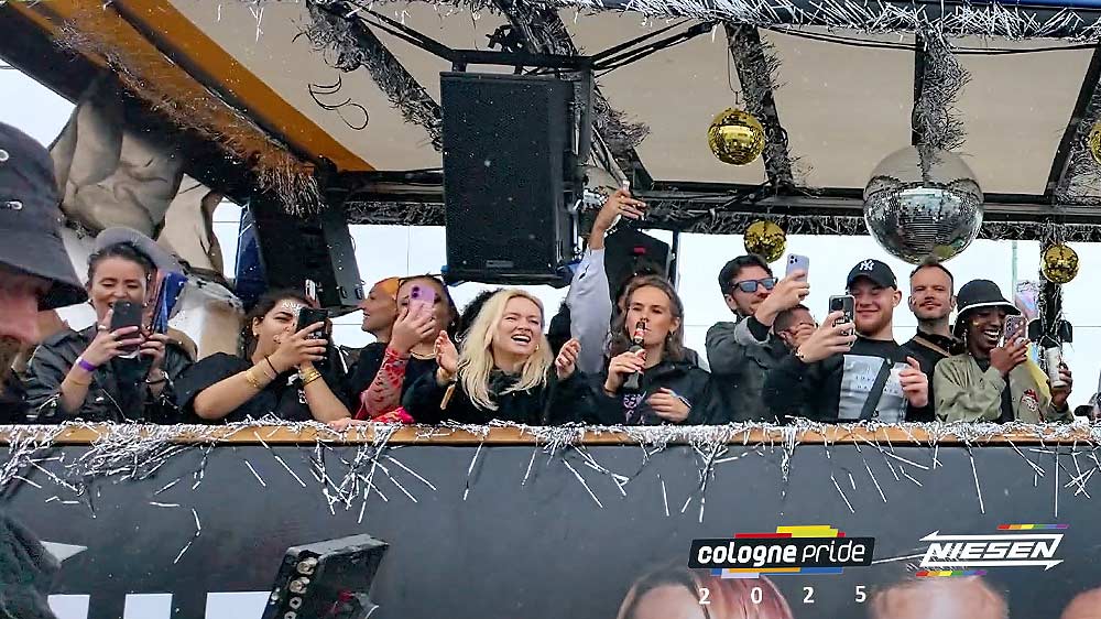 NIESEN auch 2025 hochaktiv bei CSD in Köln und Leverkusen