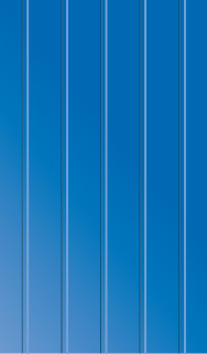 Blaue Container-Wand